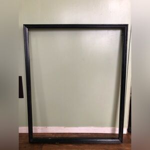 Black Wood Picture document Frame Fits 23.5 X 19” Has Some Scuffs
